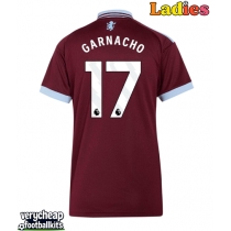 Aston Villa Alejandro Garnacho #17 Replica Home Shirt Ladies 2026-27 Short Sleeve